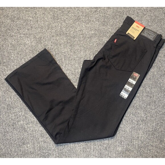 Levis 315 Shaping Bootcut Jeans Women Size 29x30 Stretch Black Mid Rise Slimming - Picture 1 of 7